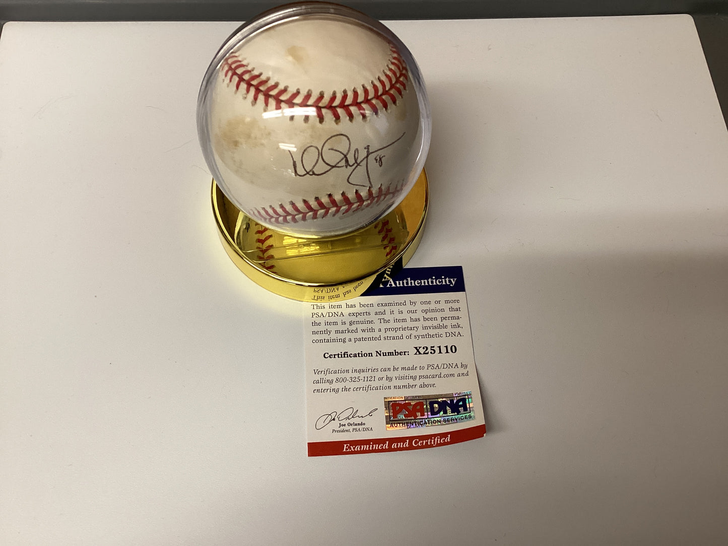 Mark McGwire Signed Baseball With PSA/DNA COA