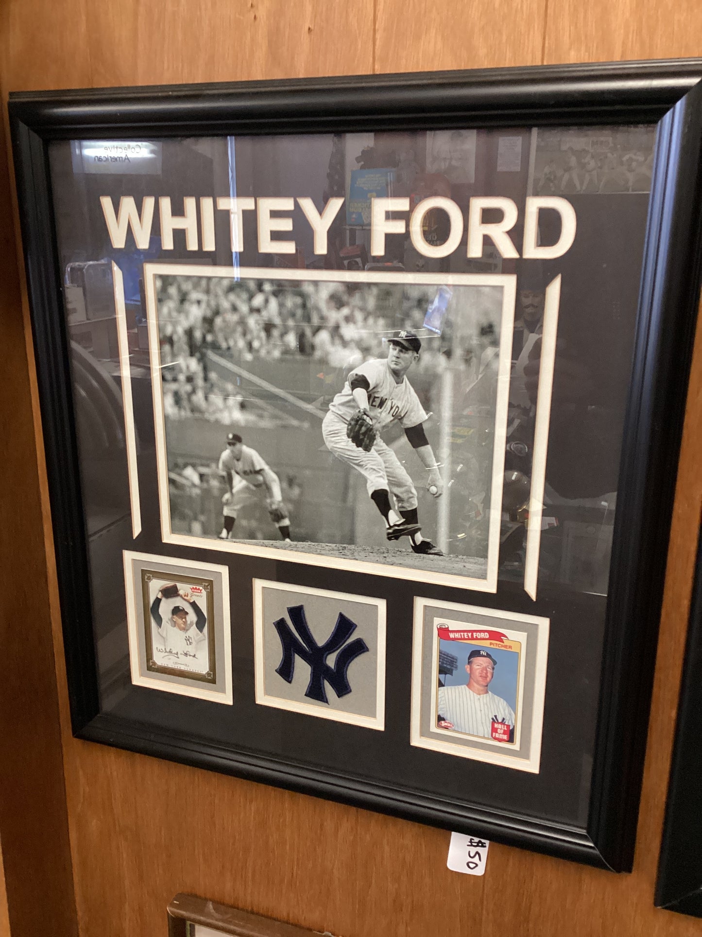 Whitey Ford Commemorative Plaque