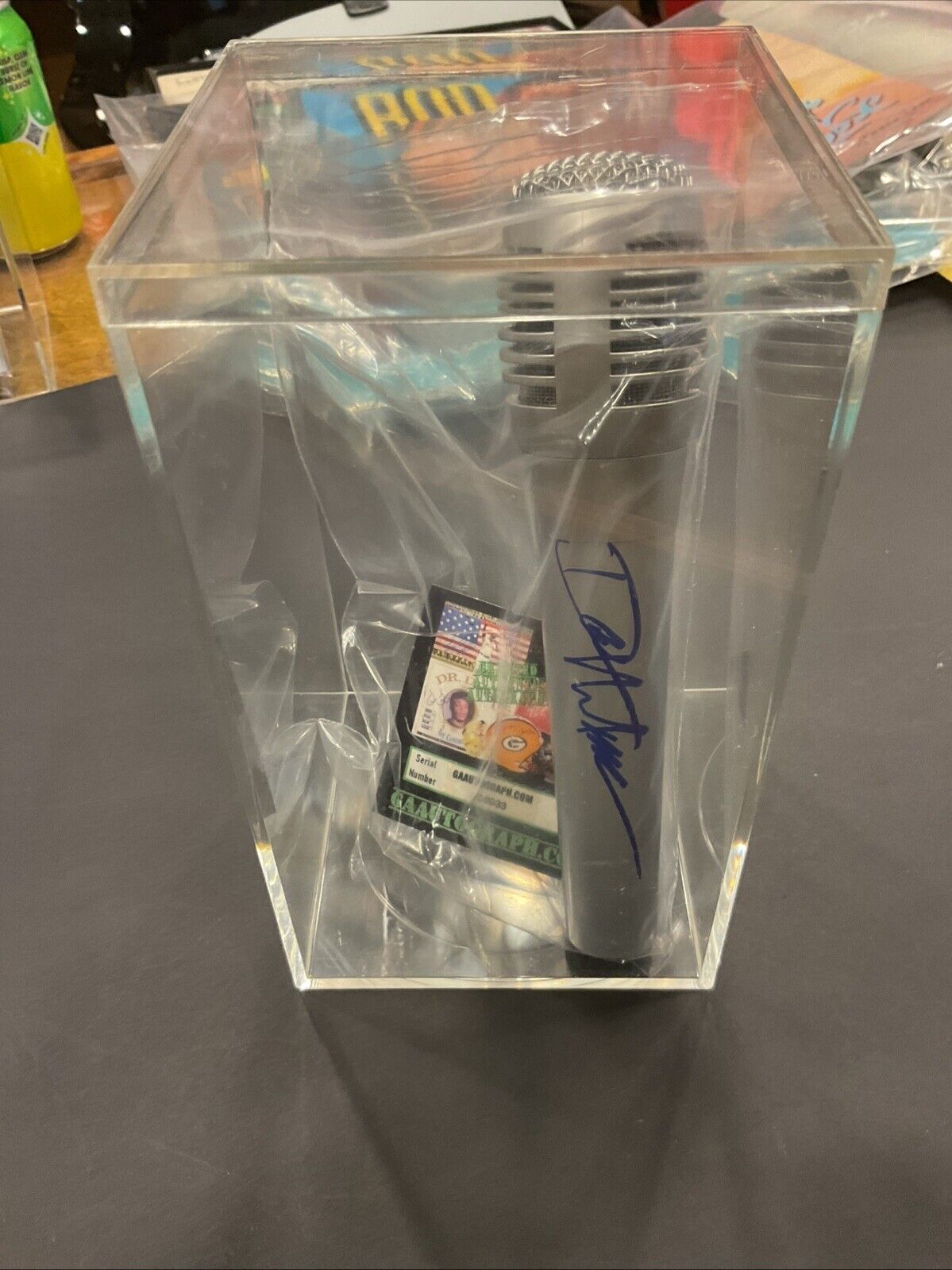 Dave Mathew’s Signed Real Microphone W Coa And Case