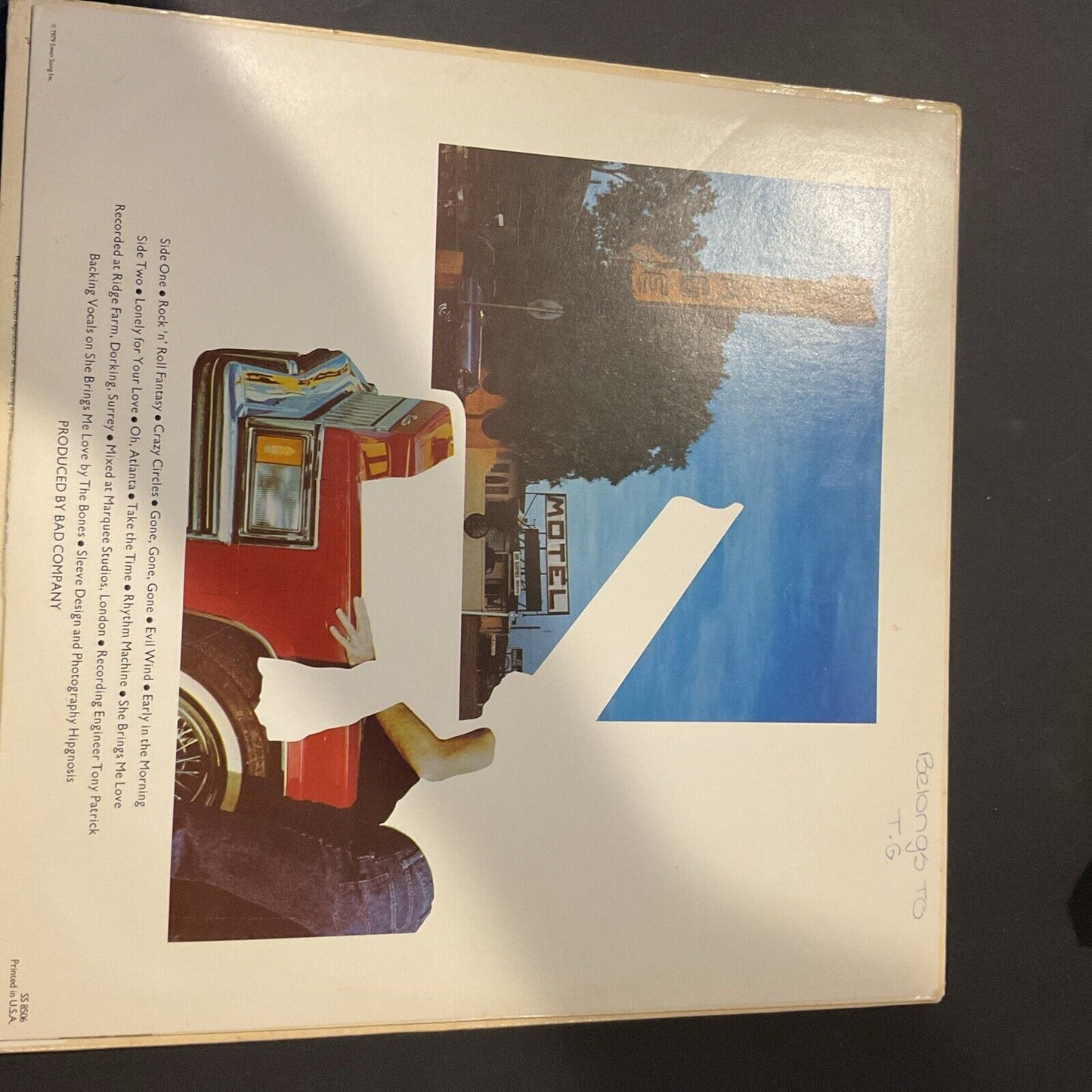 BAD COMPANY Autographed "DESOLATE ANGELS" ALBUM!!!