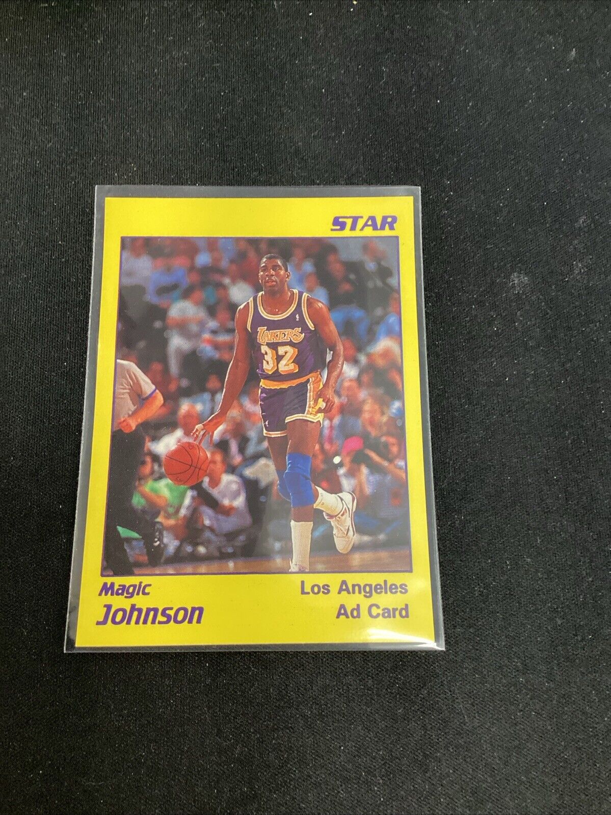 Magic Johnson 1991 Star Company Ad Promo Card