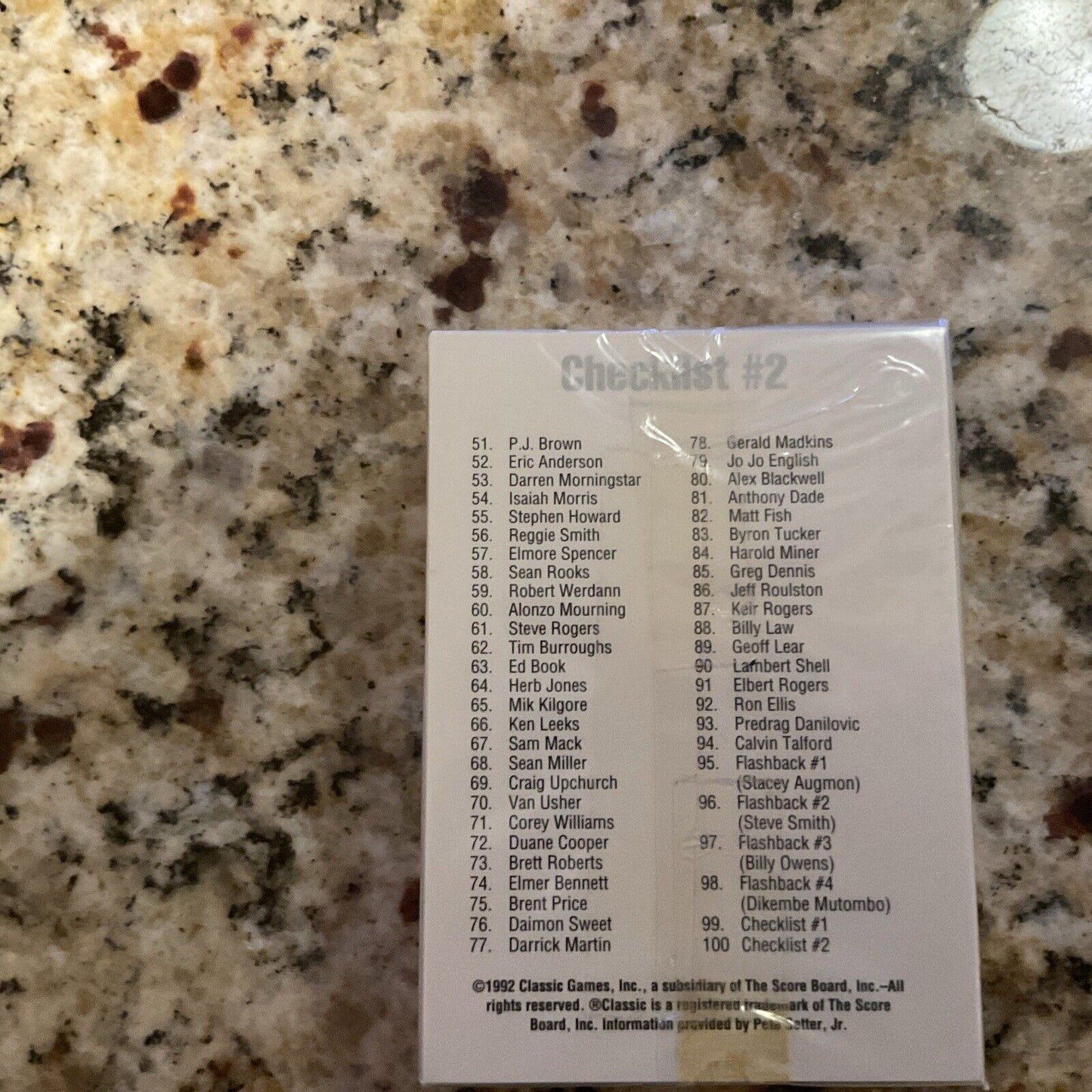 1992 draft picks sealed complete set First Car Shaquille O’neal