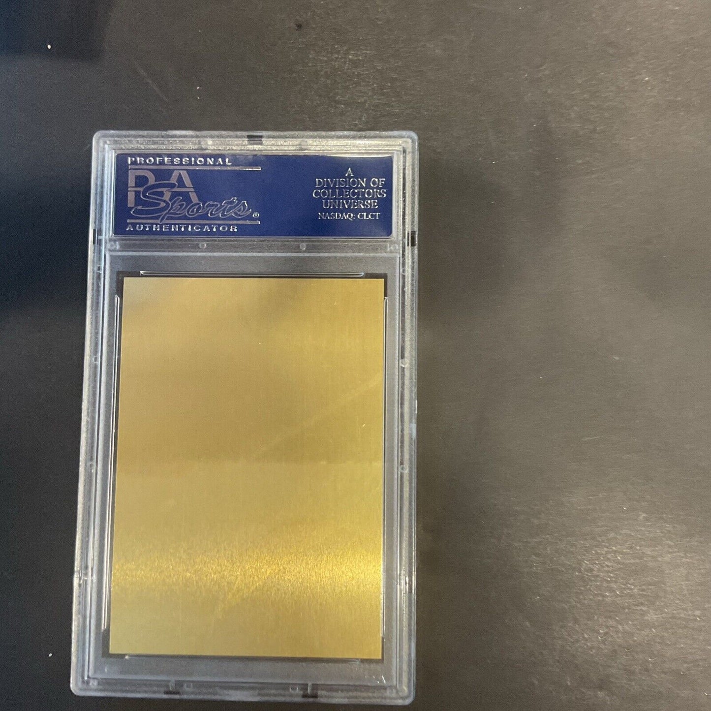 1981 Joe Tinker Hall Of Fame Metallic Plaque Card PSA 5