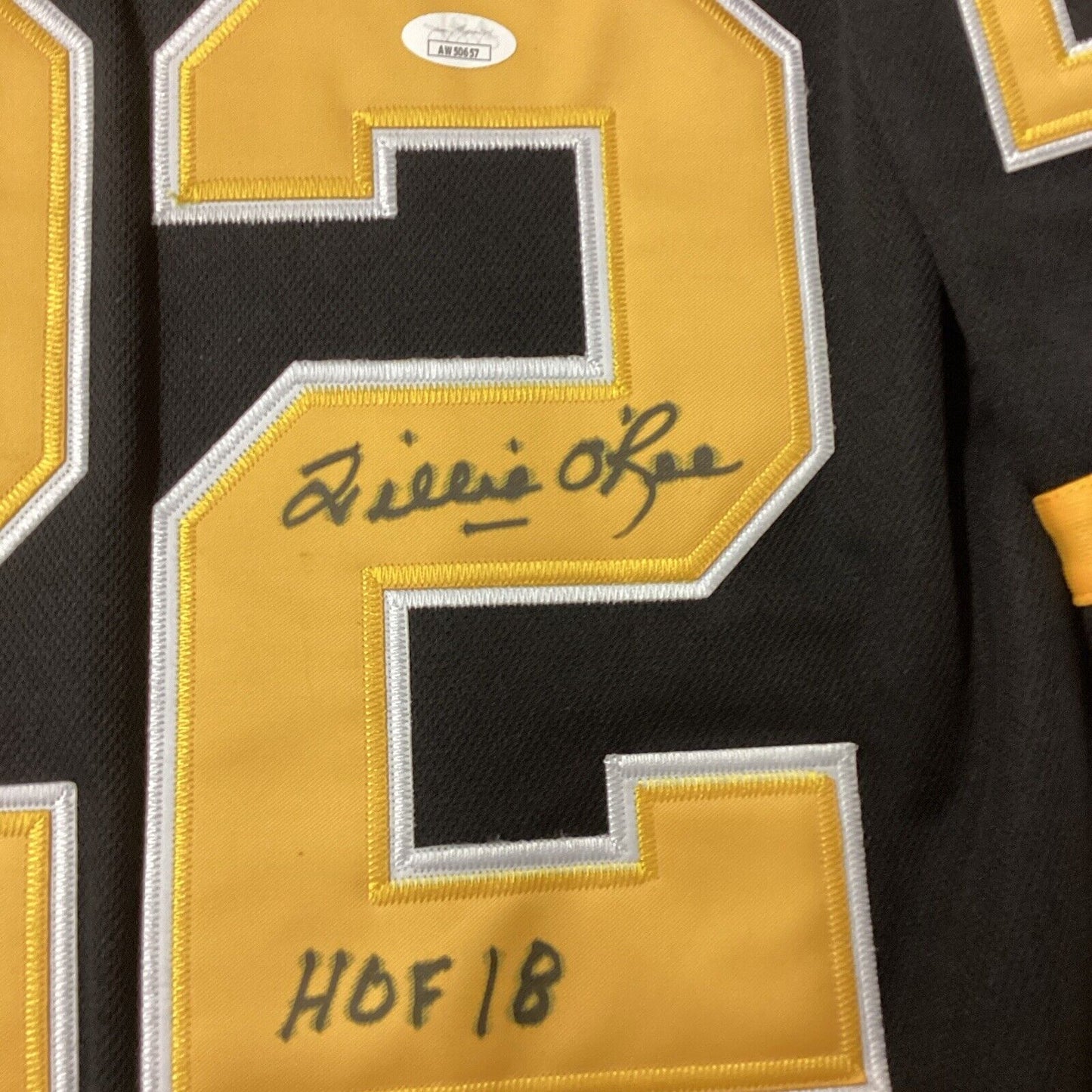 Willie O'Ree Signed Bruins Jersey With JSA COA