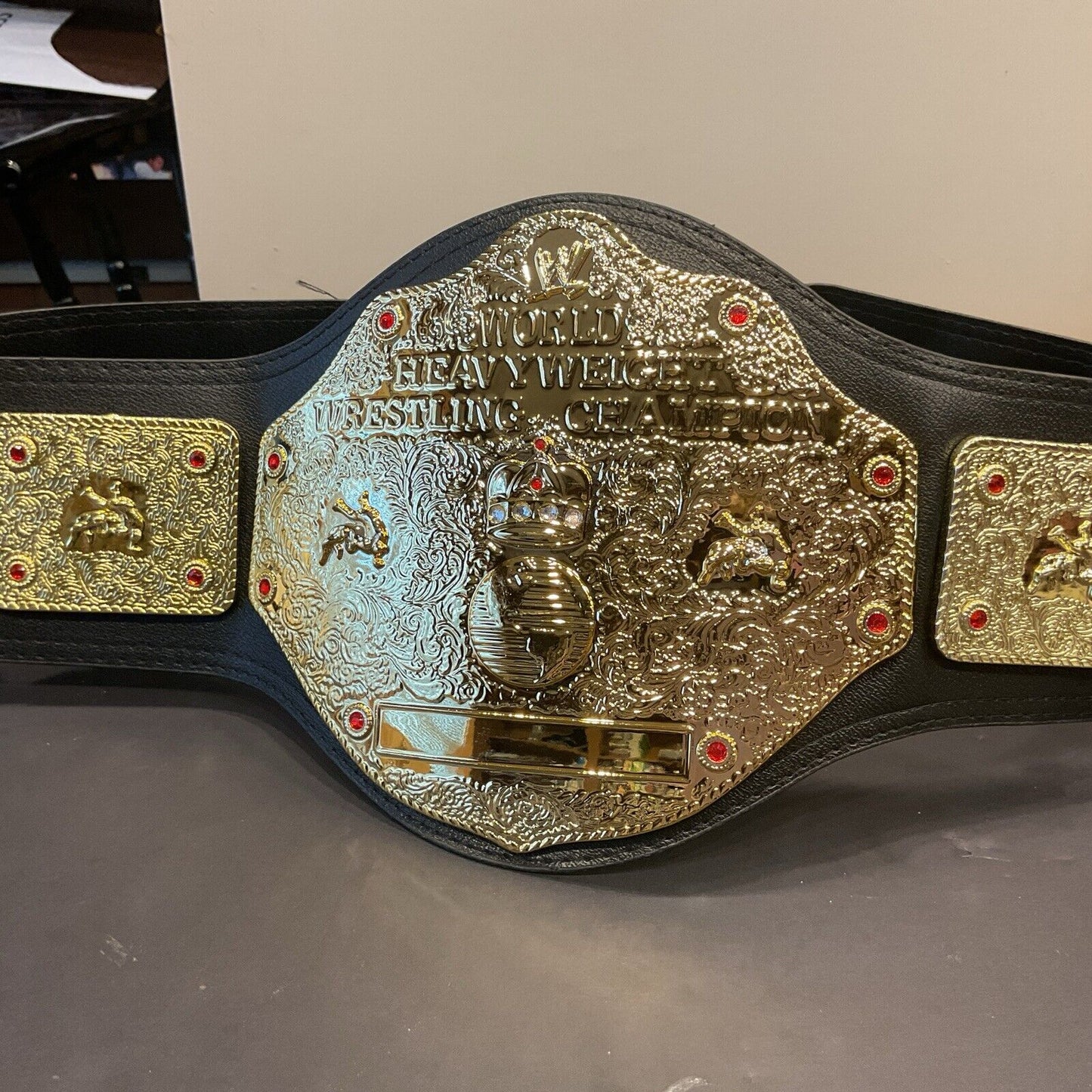 Autographed Ric Flair Heavyweight Champion Belt Replica JSA COA