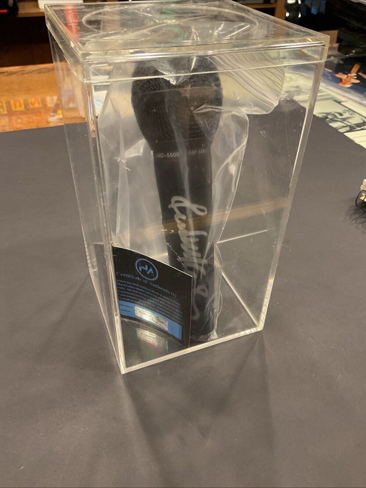 Paul McCartney Signed Real Microphone W COA and Case