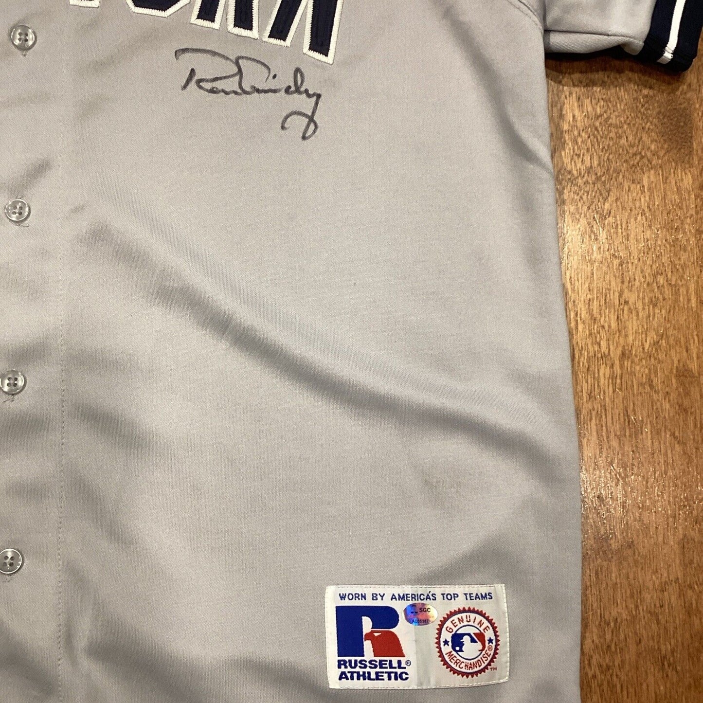 Ron Guidry Signed New York Yankees Russell Athletic Jersey With SGC COA Large