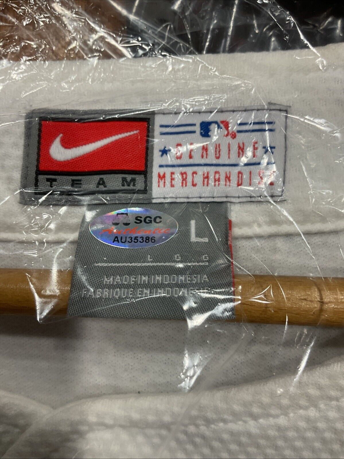 Ken Griffey Sr Signed Yankee Jersey With SGC COA Large