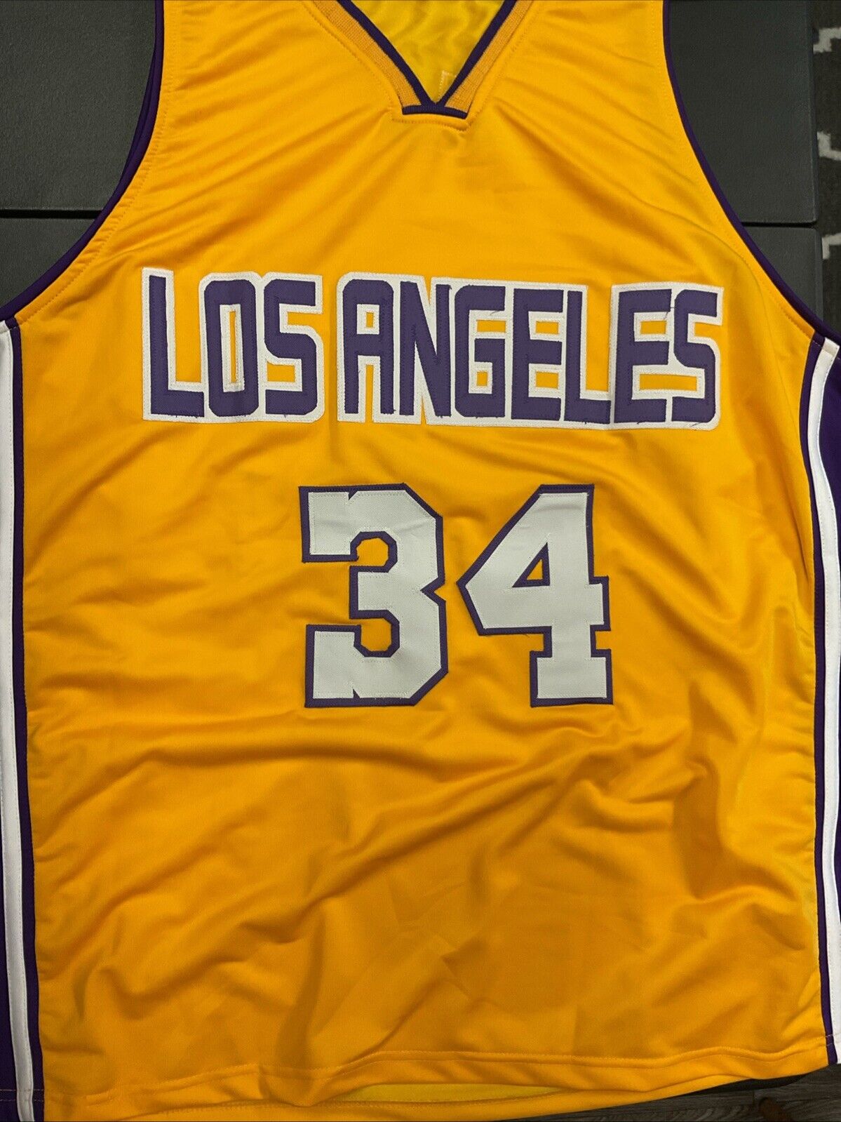 Shaquille O'Neal Signed Custom Los Angeles Jersey - Beckett Authenticated