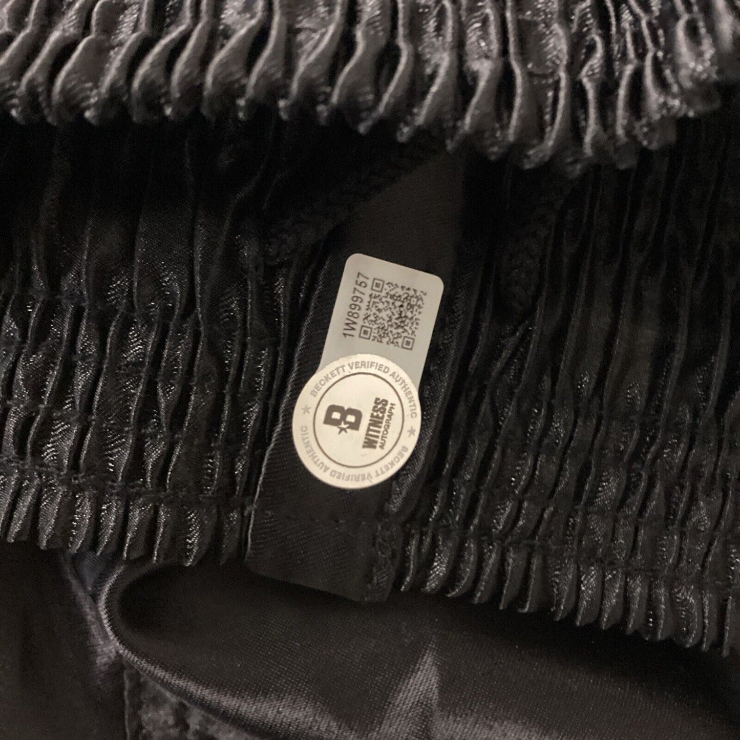 Errol Spence Jr Signed Truth Black Boxing Trunks (Beckett) Autograph Shorts