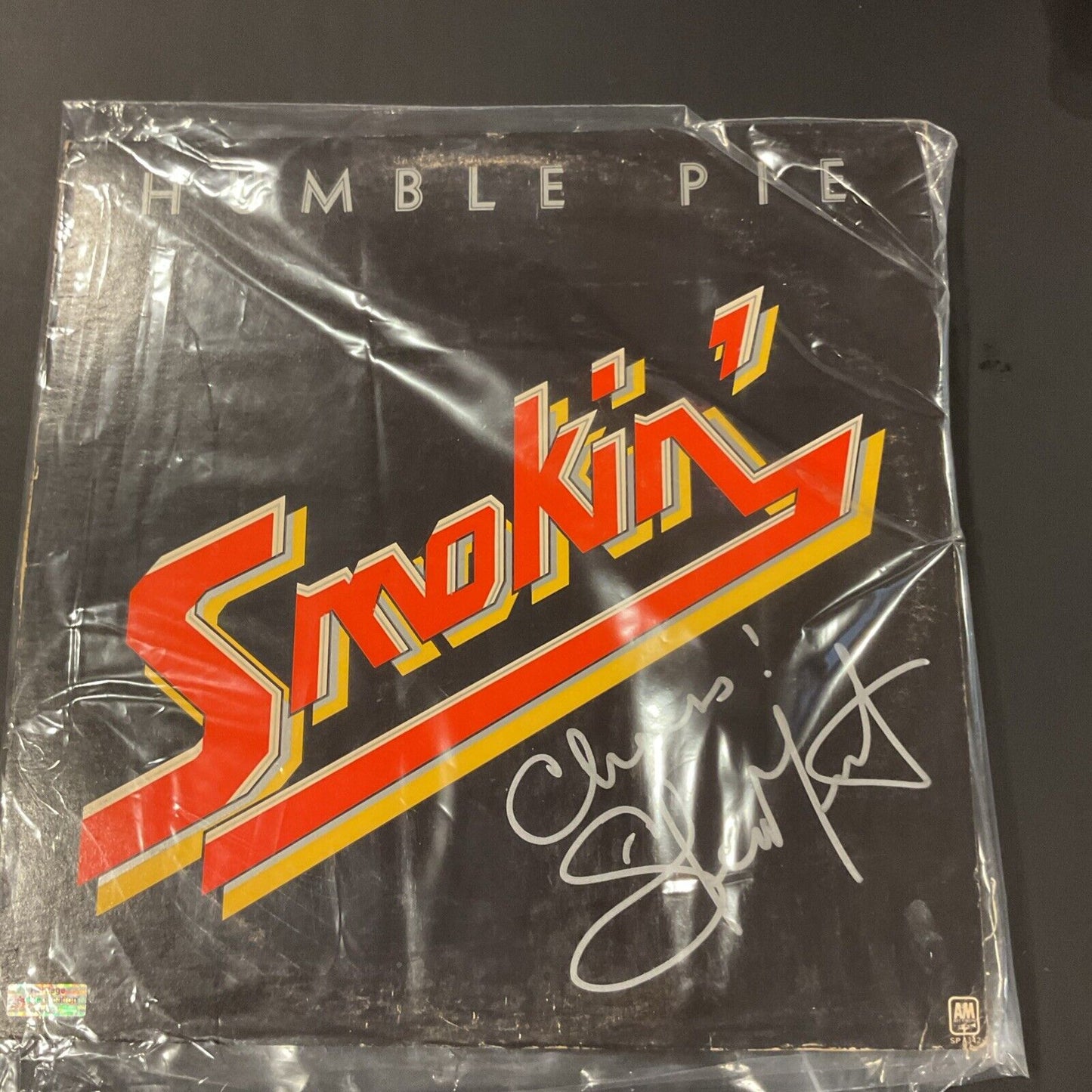 Humble Pie “Smokin” Signed By Steve Marriott Album W Coa