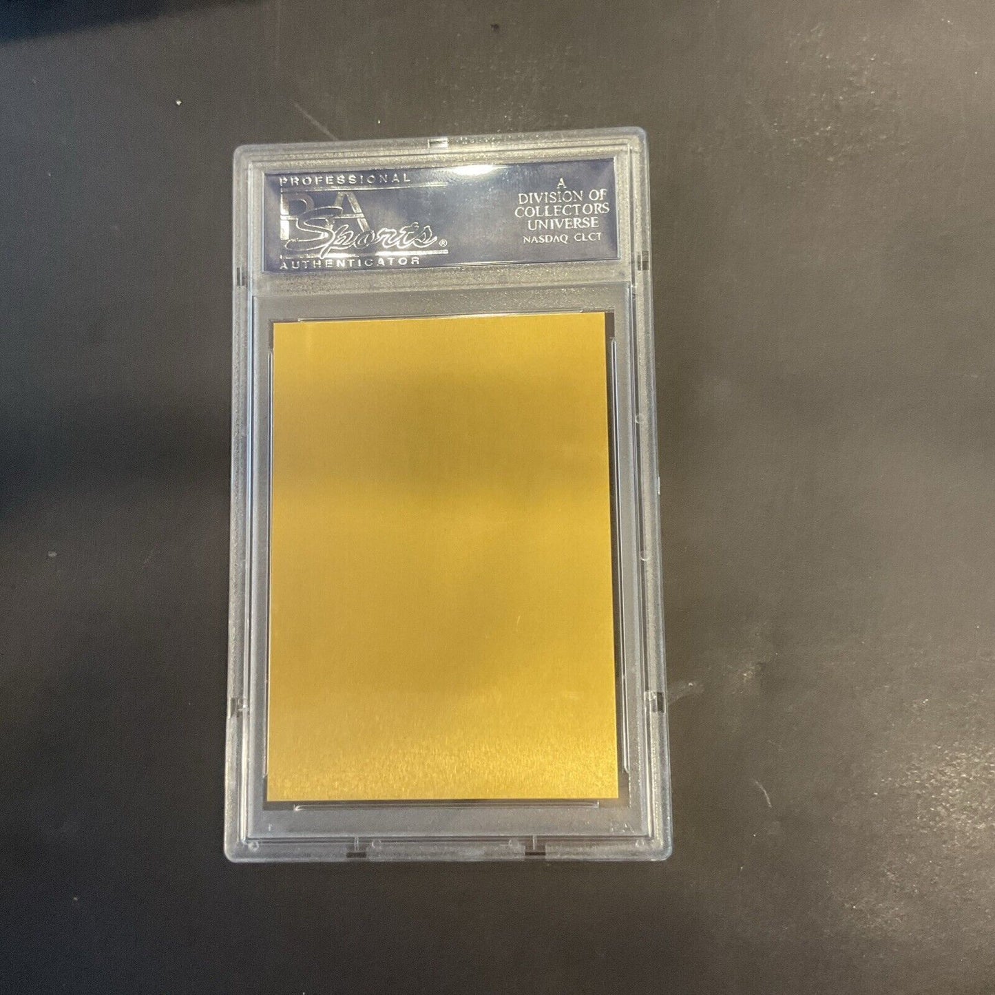 1981 Hall Of Fame Eddie Collins Metallic Plaque Card PSA 6