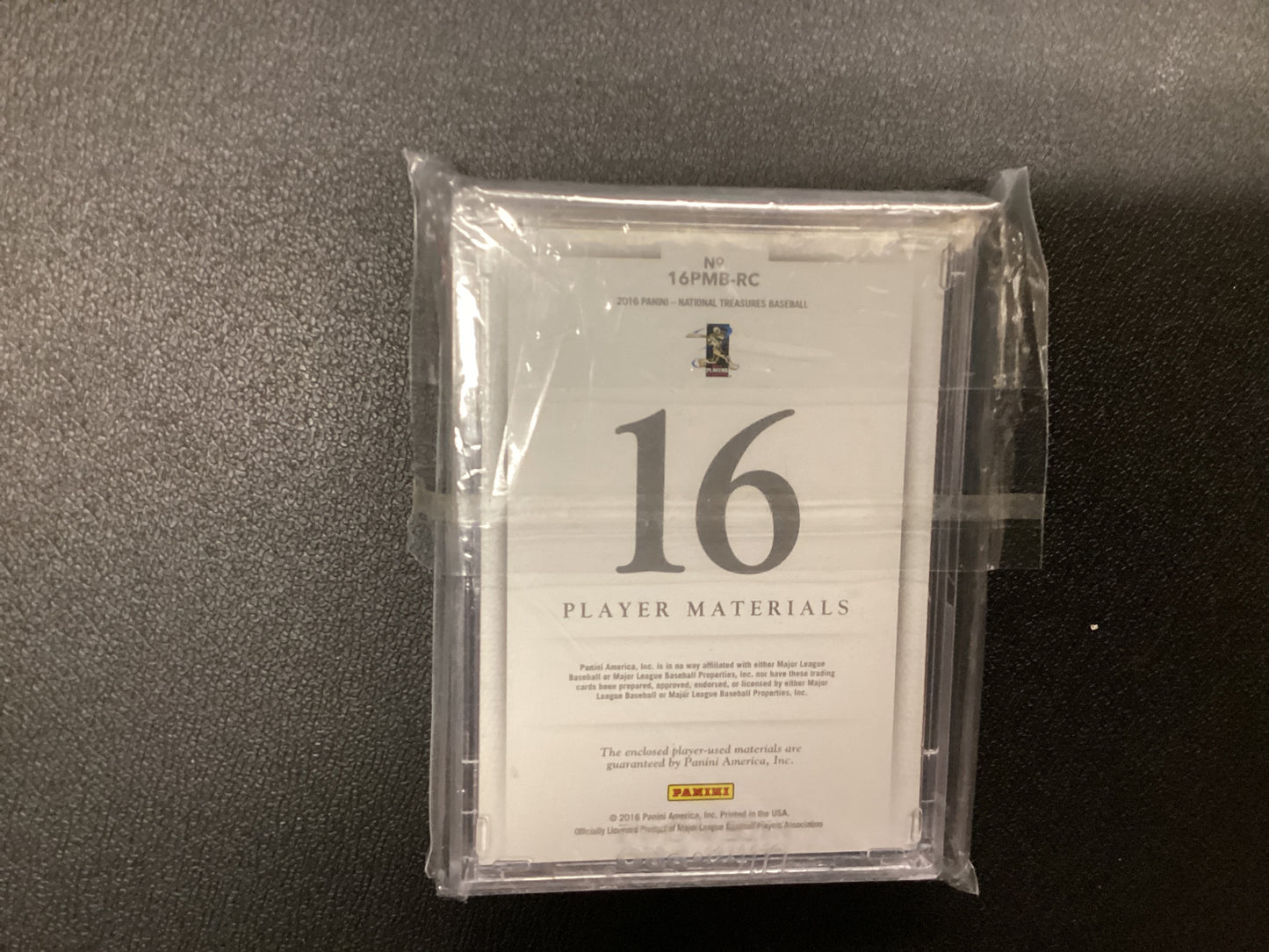 National treasures 16 player materials baseball 2016 9/99