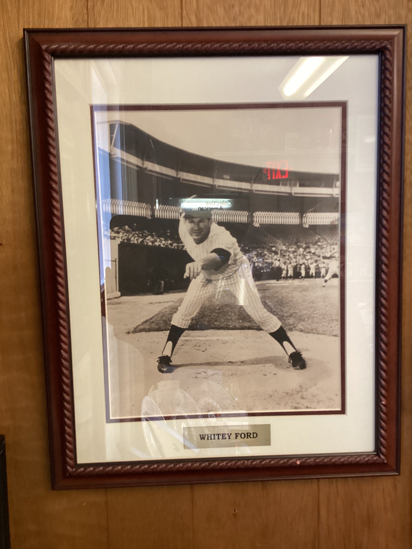 Whitey Ford Framed Photo