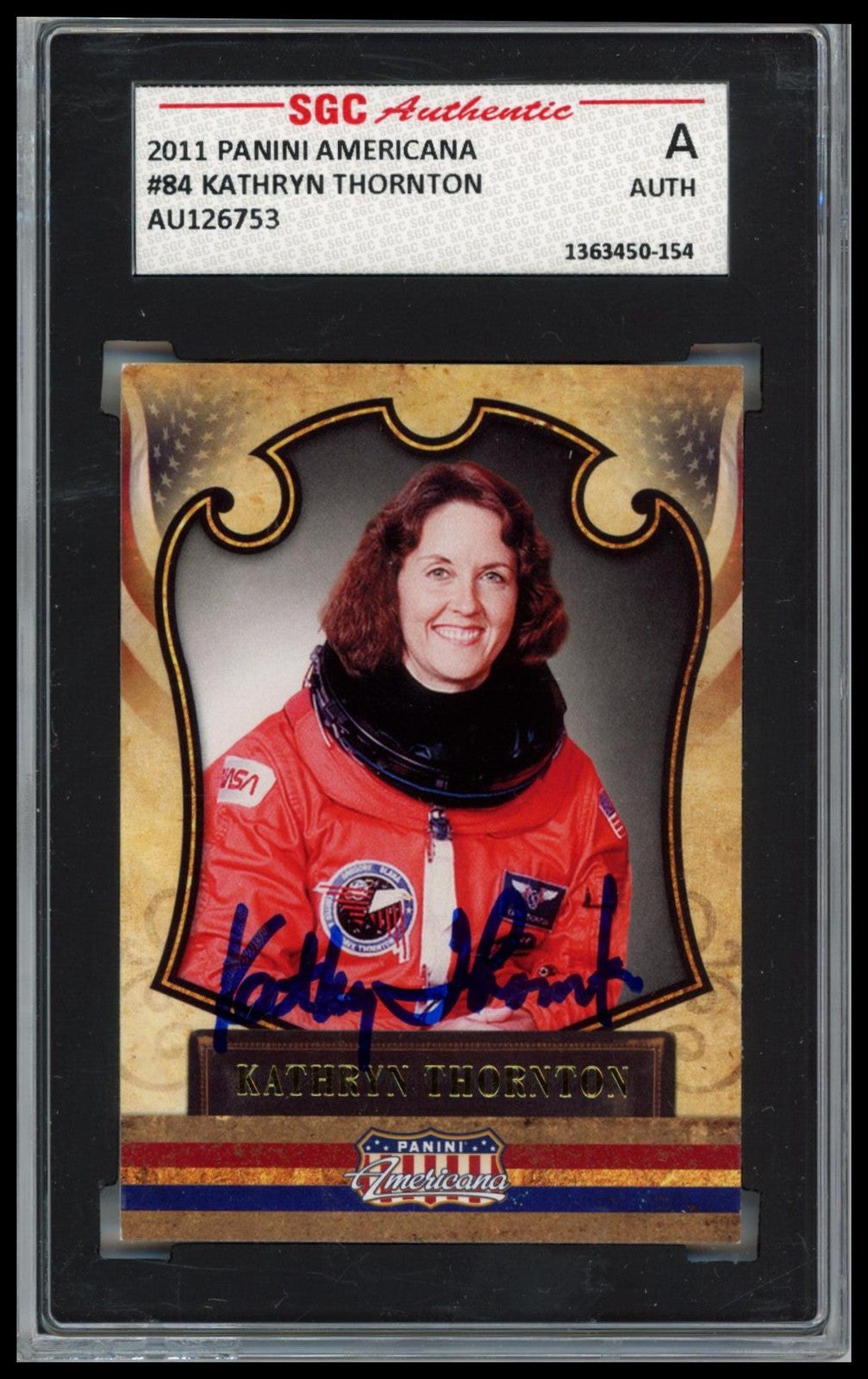 Panini Americana #84 Kathryn Thorton Autographs