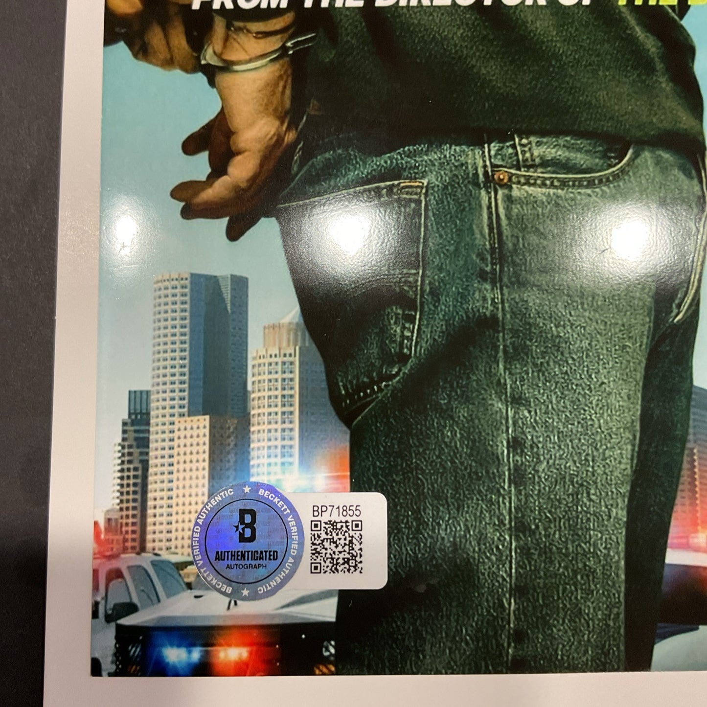 Matt Damon Autographed 8 X 10 Poster The Instigators Beckett Witnessed