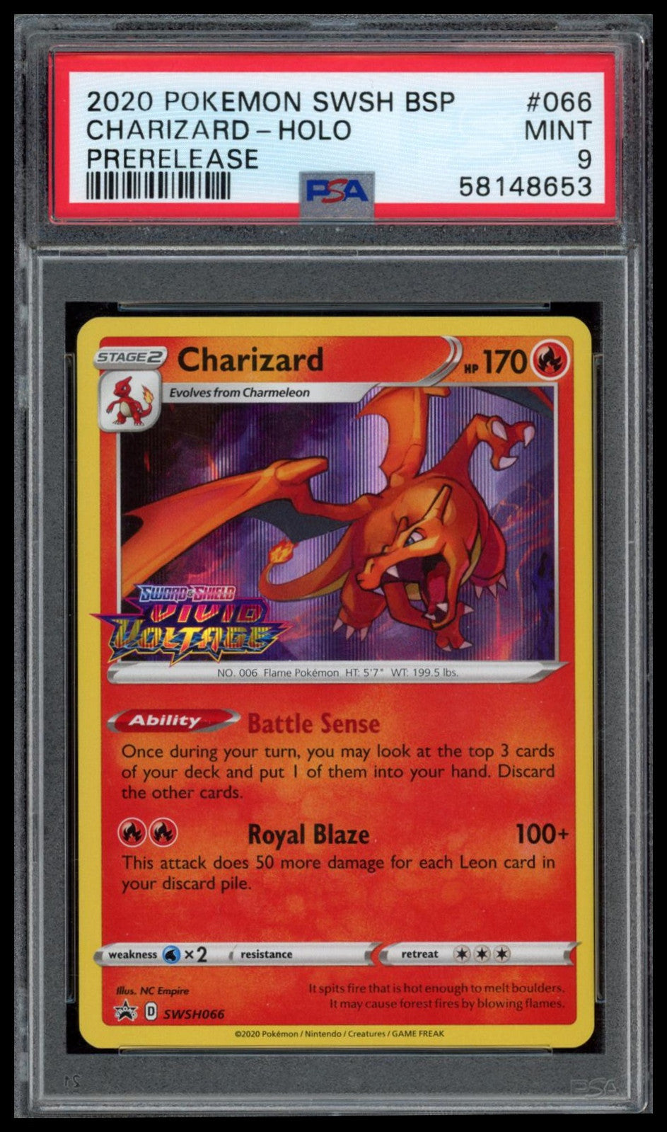 Charizard PSA MT