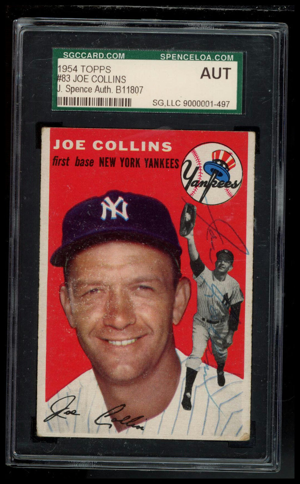 1954 Topps #83 Joe Collins