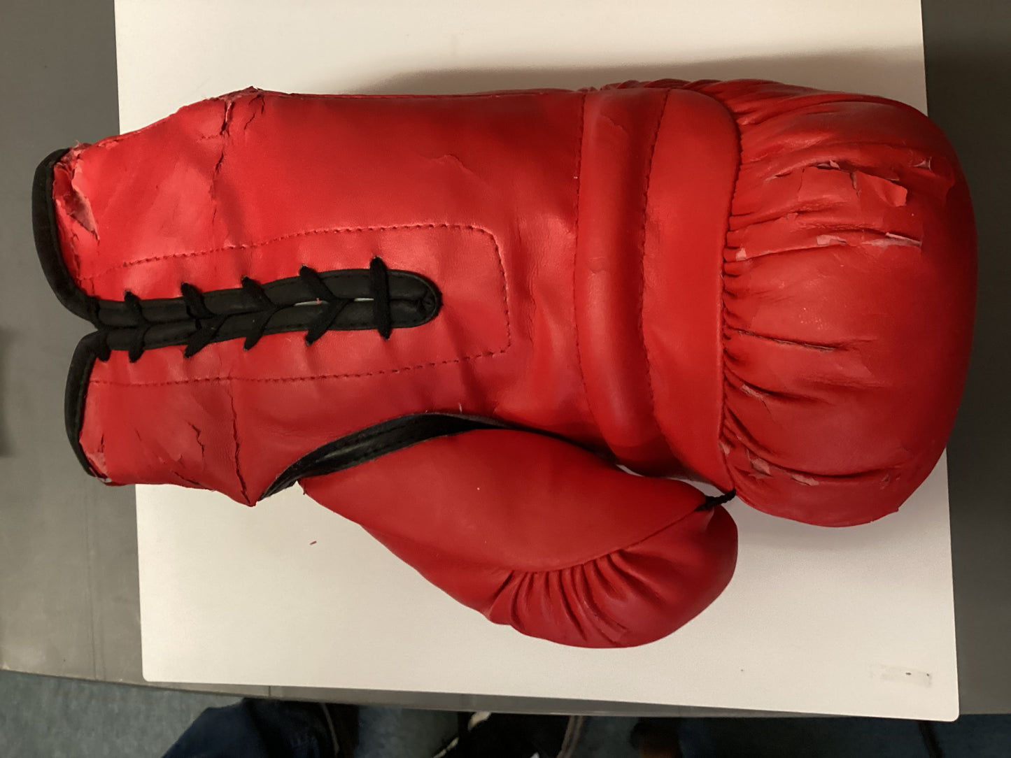 Boxing Glove Signed By Mike Spinks With JSA COA