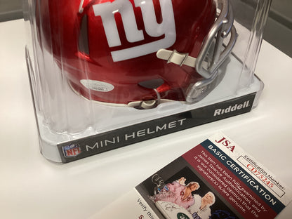 Lawrence Taylor signed mini helmet with JSA COA