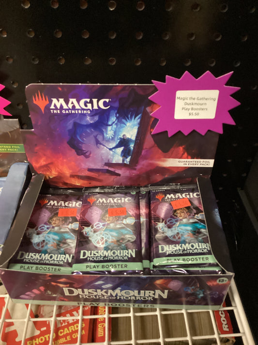 (1) MTG Duskmourn Play Booster