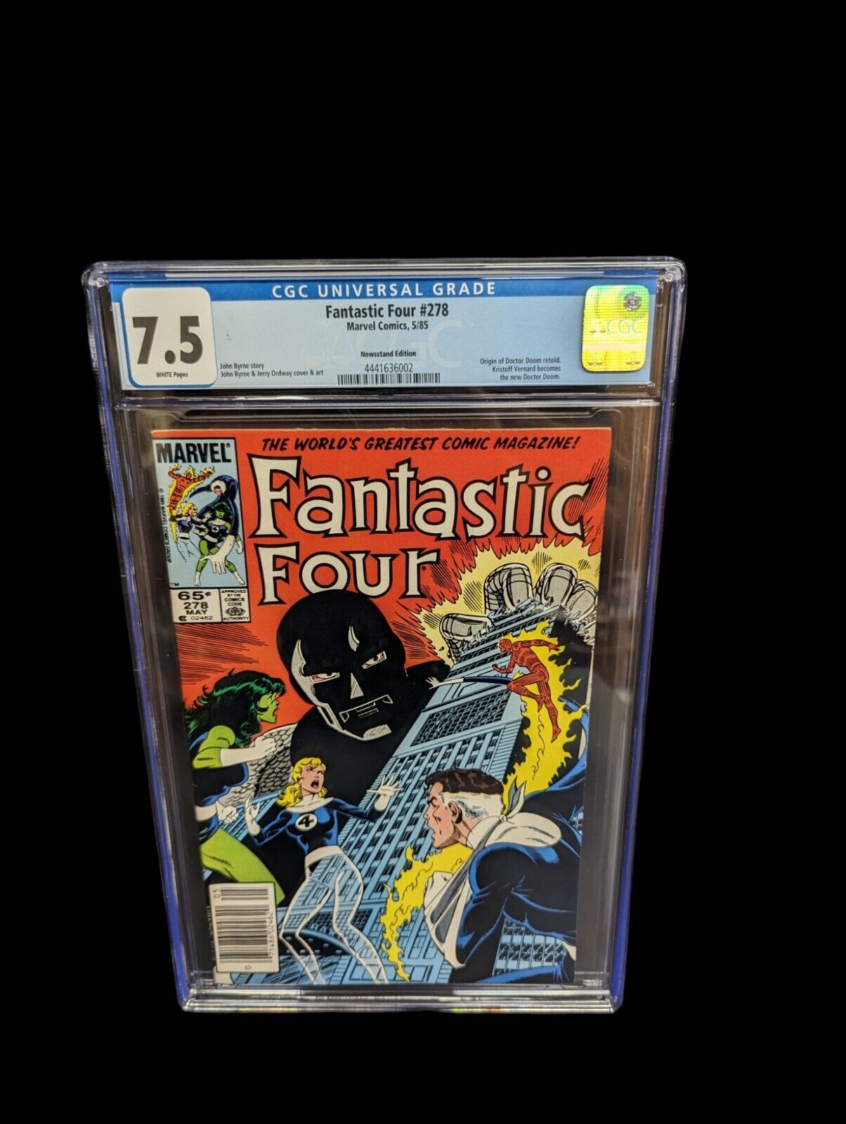 CGC 7.5 Fantastic Four #278