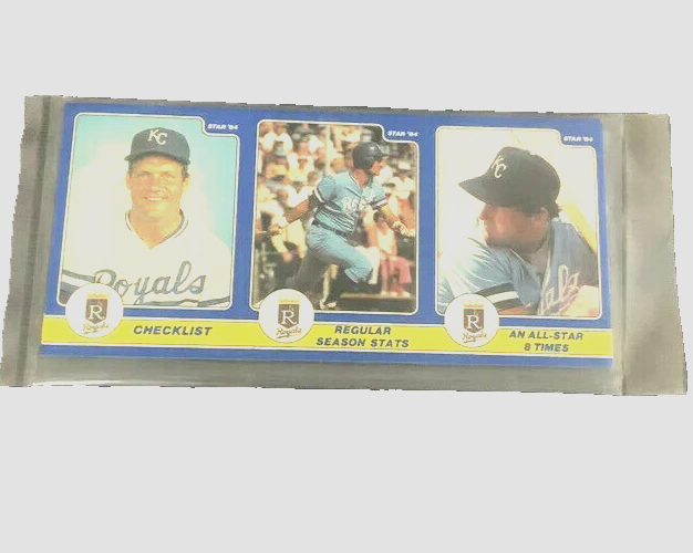 1984 Star George Brett Factory Sealed set