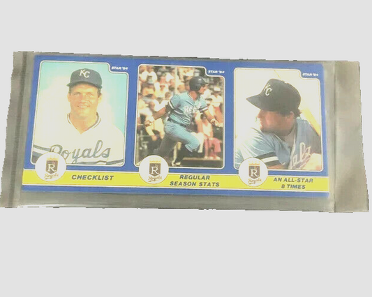 1984 Star George Brett Factory Sealed set