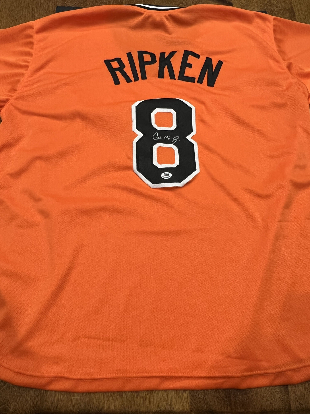 Cal Ripken Jr. Signed Baltimore Orioles Orange Jersey with COA