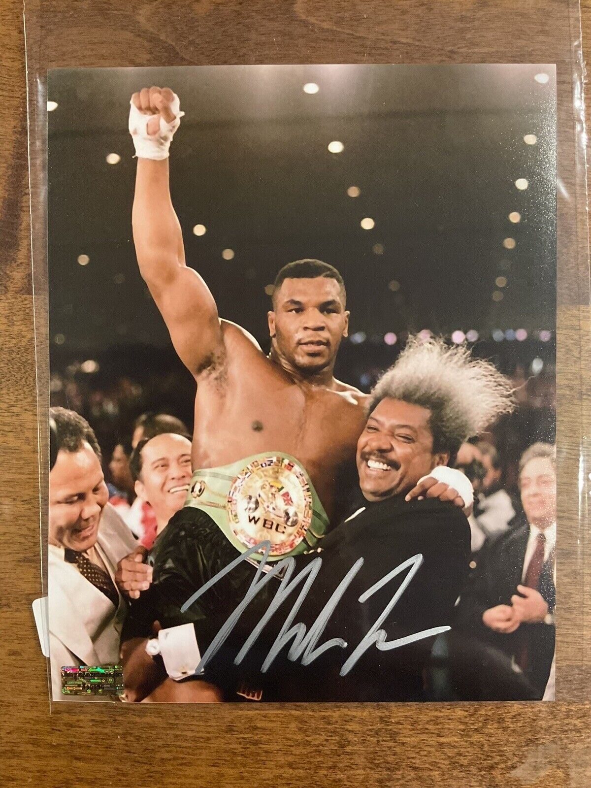 Mike Tyson Autographed 8x10 Boxing Photo W Coa