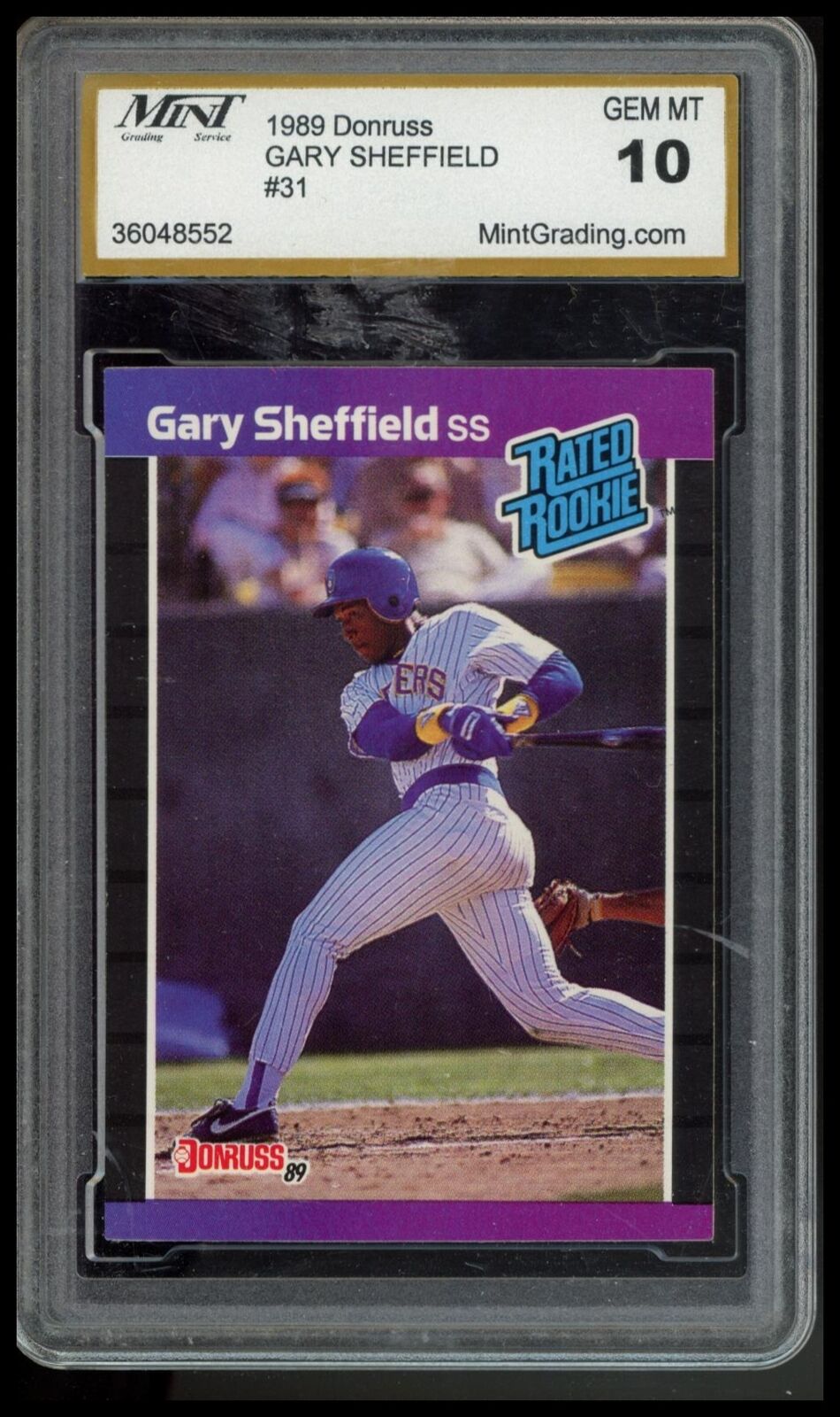 1989 Donruss #31 Gary Sheffield Other 10