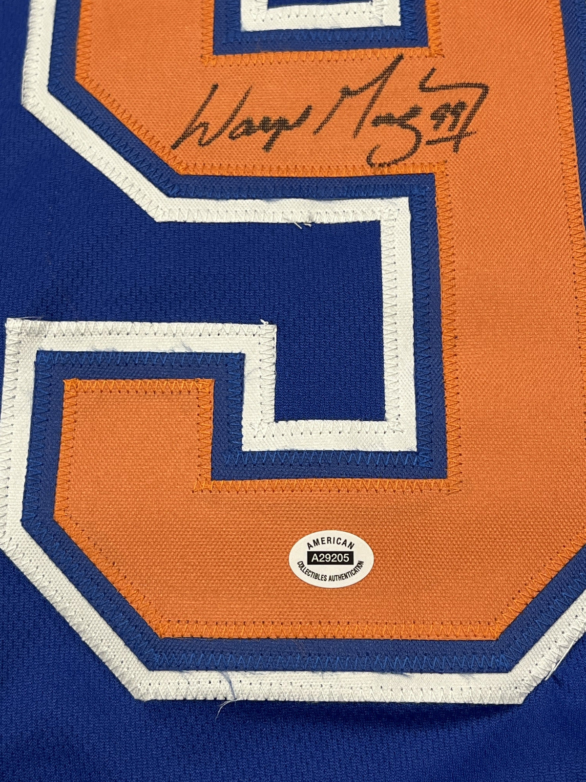 Wayne Gretzky Signed Edmonton Oilers Blue Jersey with COA