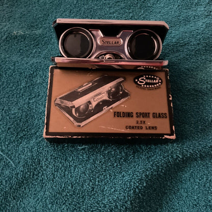 1960’s Folding Sports Glasses Vintage W Original Box Excellent Condition 