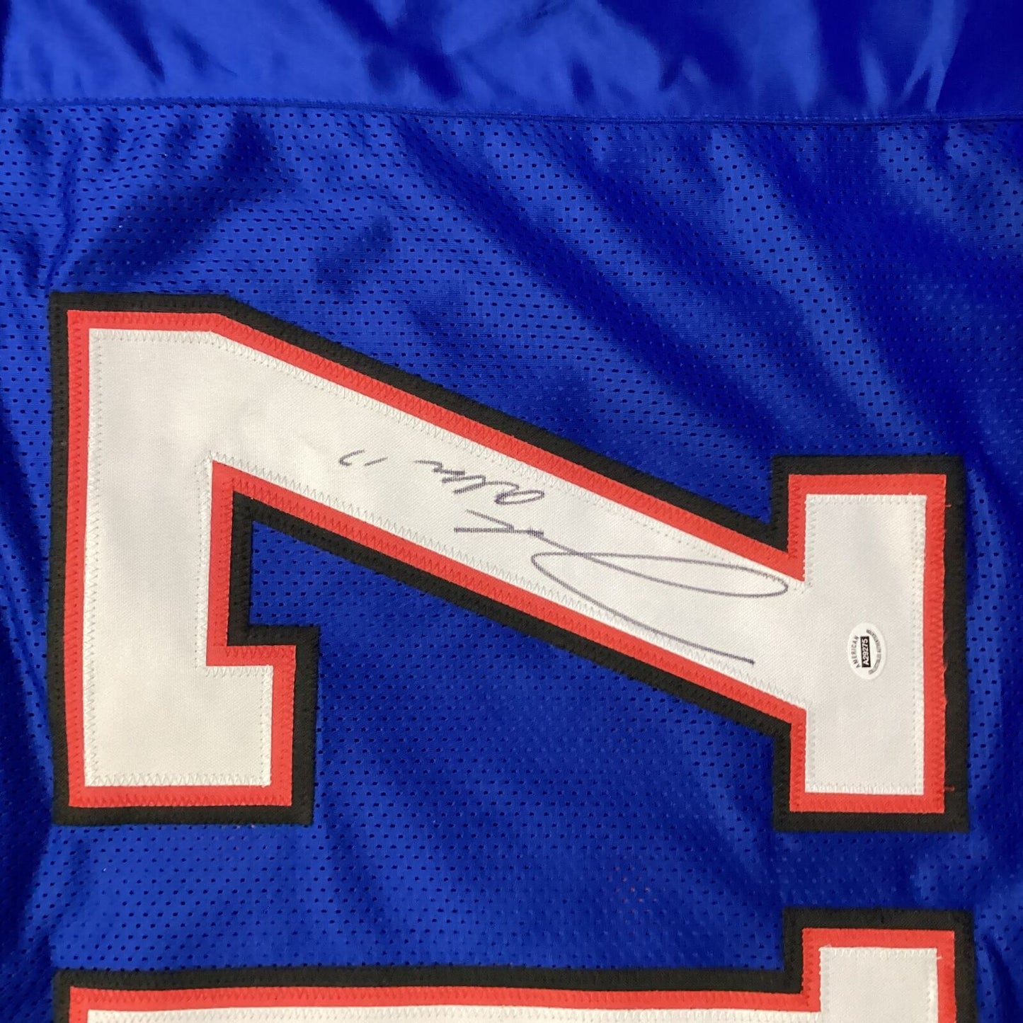 Josh Allen Signed Buffalo Bills Blue Jersey Autographed NFL