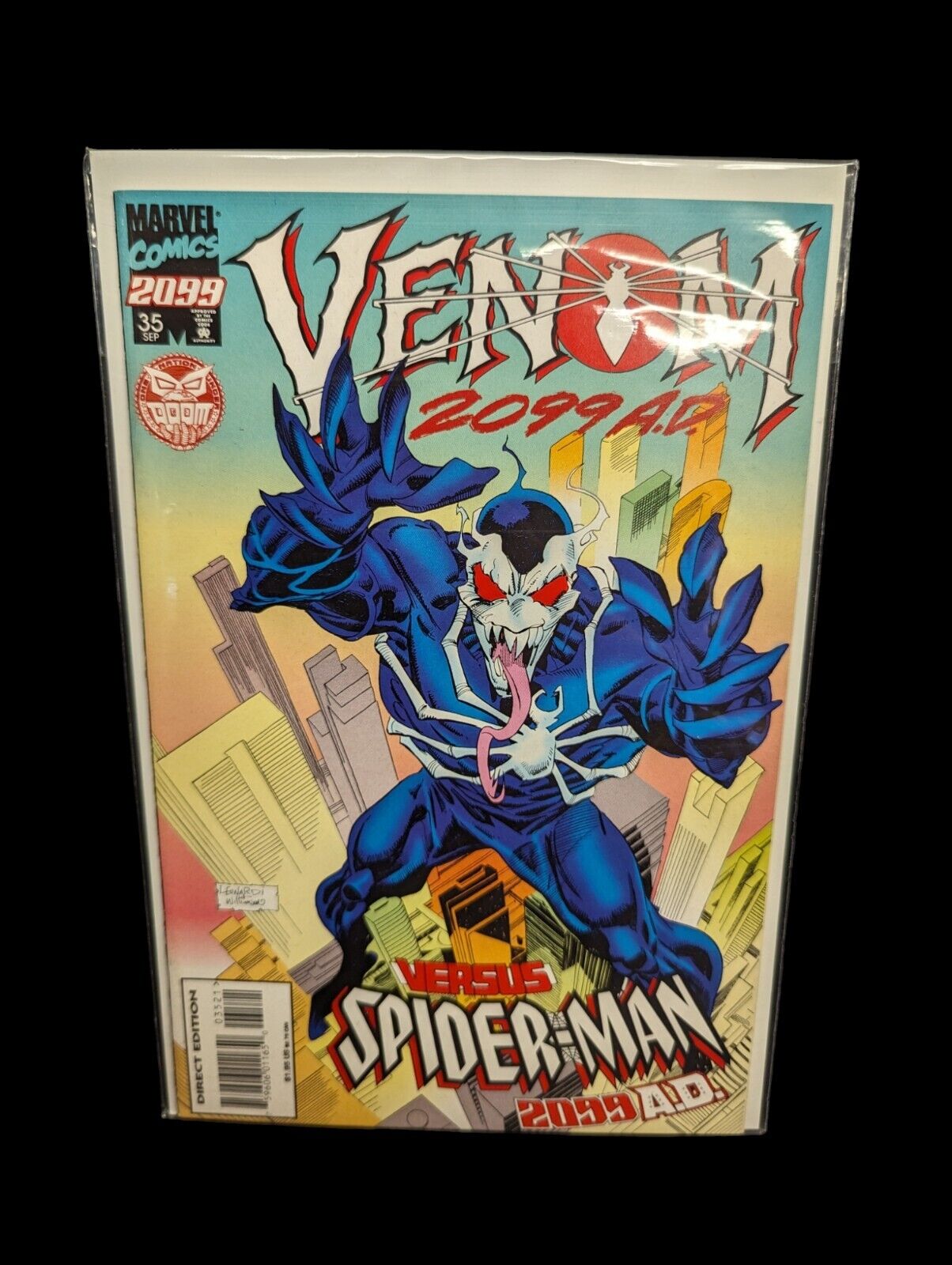 Spider-Man 2099 #35 1st App Of Kron Stone as Venom 2099 CGC 8 + Raw Copy 