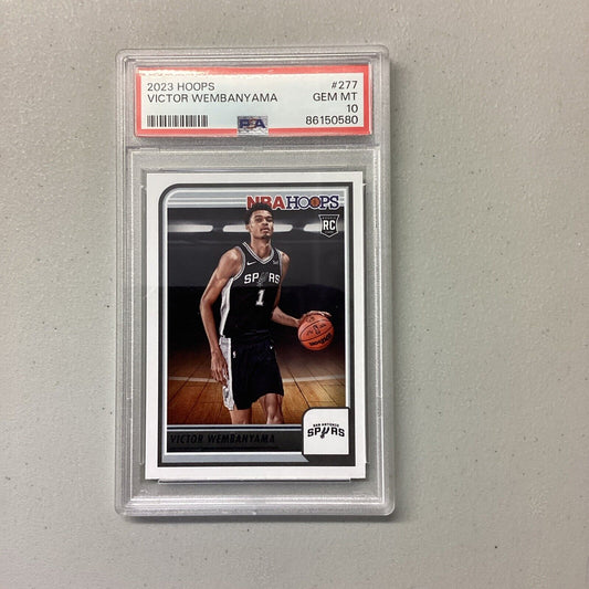 2023 Hoops #277 Victor Wembanyama PSA Grade 10