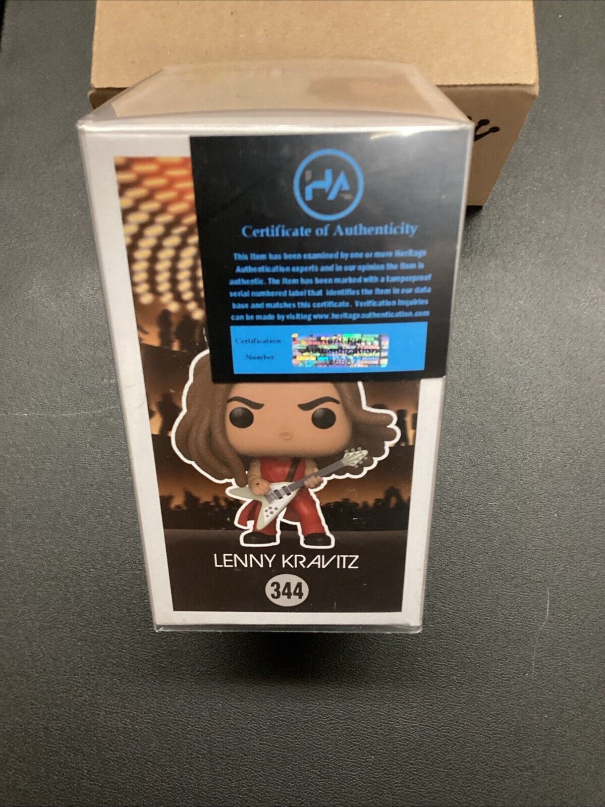 Lenny Kravitz Signed Autograph Funko Pop #344 With COA