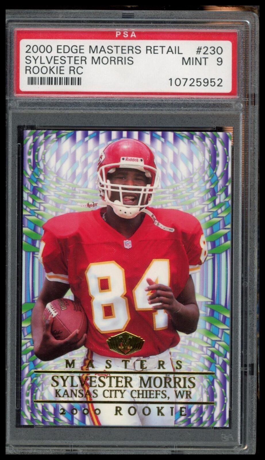 2000 Collector'S Edge Masters Retail #230 Sylvester Morris Rookie Rc PSA 9