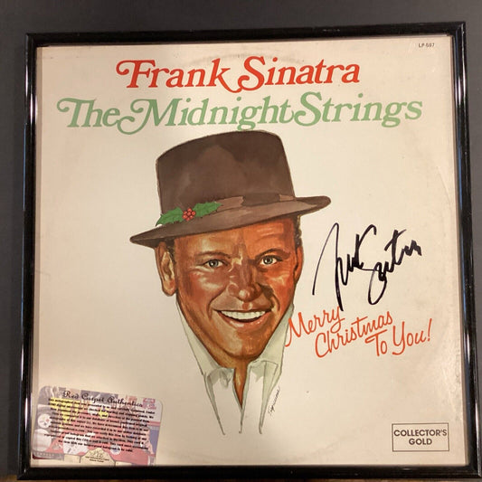 Frank Sinatra Signed “The Midnight Strings” Album W COA And Case 