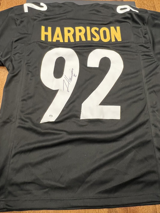 James Harrison Signed Pittsburgh Steelers Black Jersey with COA