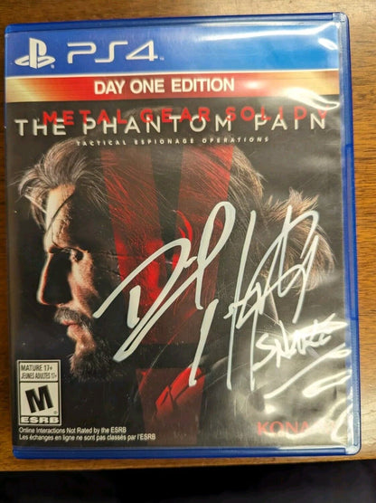 Metal Gear Solid V Day One Edition Signed by SNAKE!! PS4
