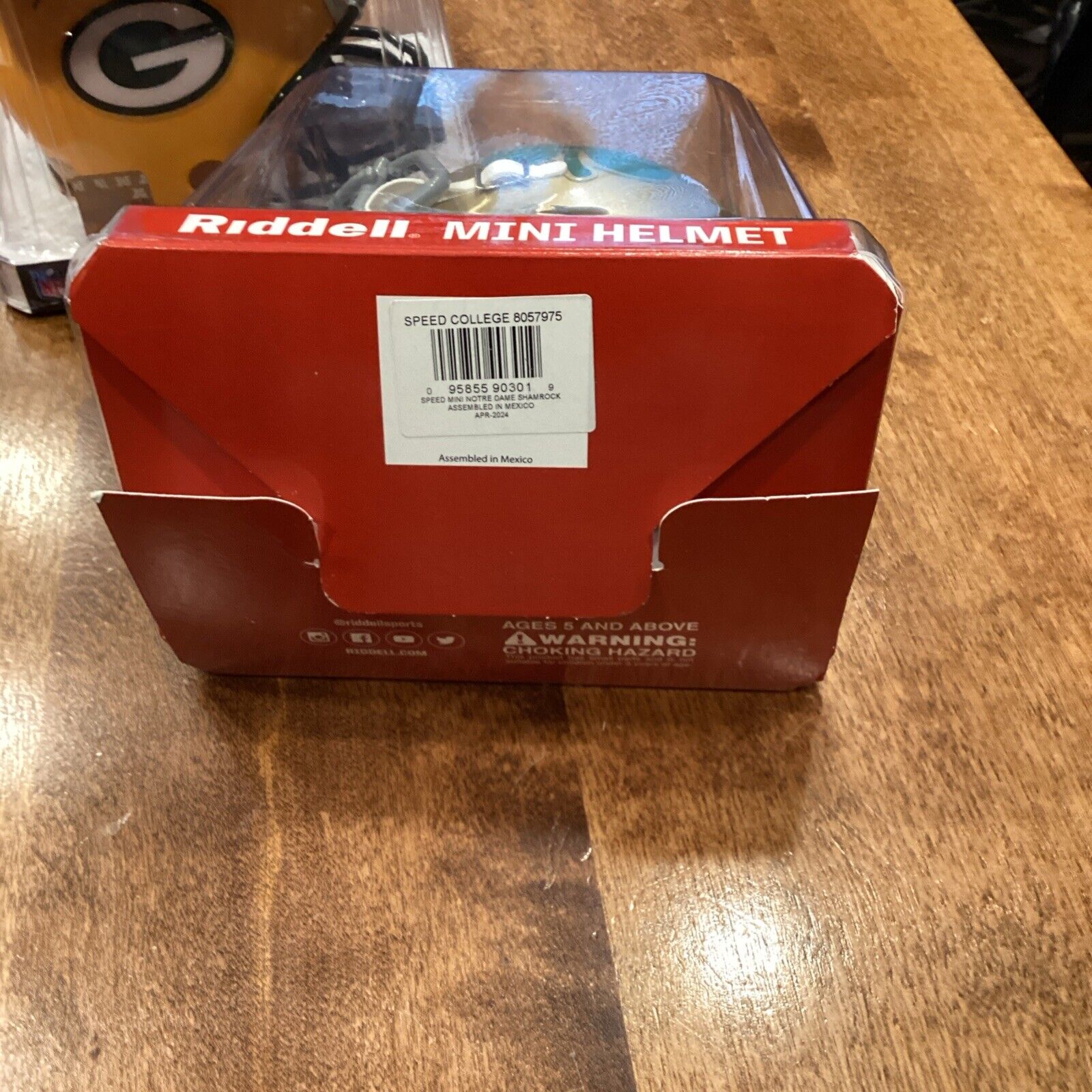 Bob Golic JSA Certified Signed Notre Dame Mini Helmet