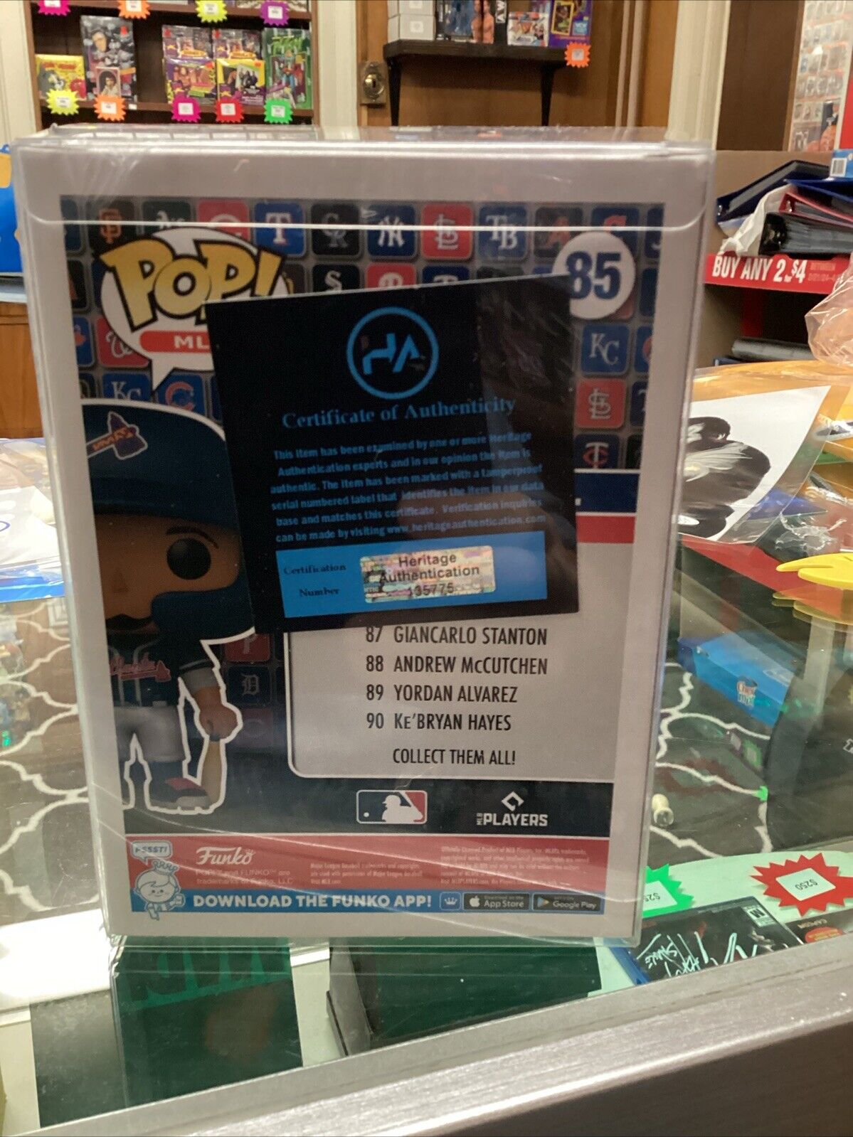 Funko Pop! Vinyl: Ronald Acuña Jr. #85 Signed With COA