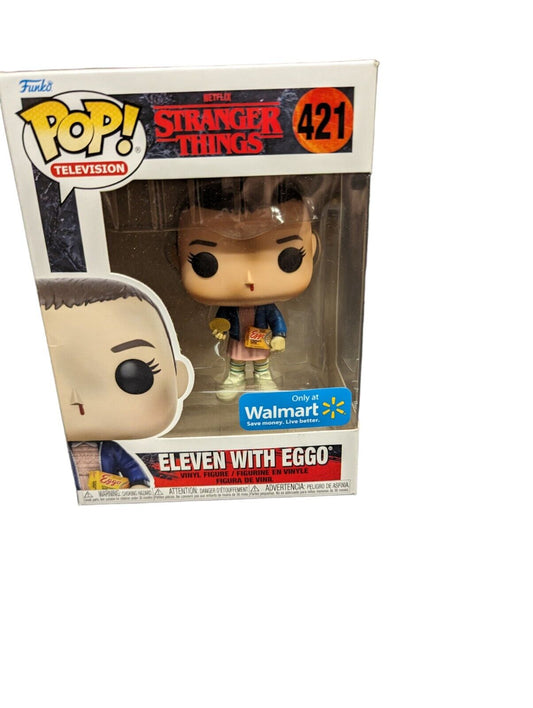 Funko Pop Stranger Things Eleven with Eggos 421 w/ Protective Case