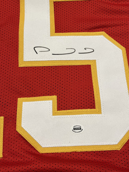 Patrick Mahomes Signed Kansas City Chiefs Red Jersey with COA