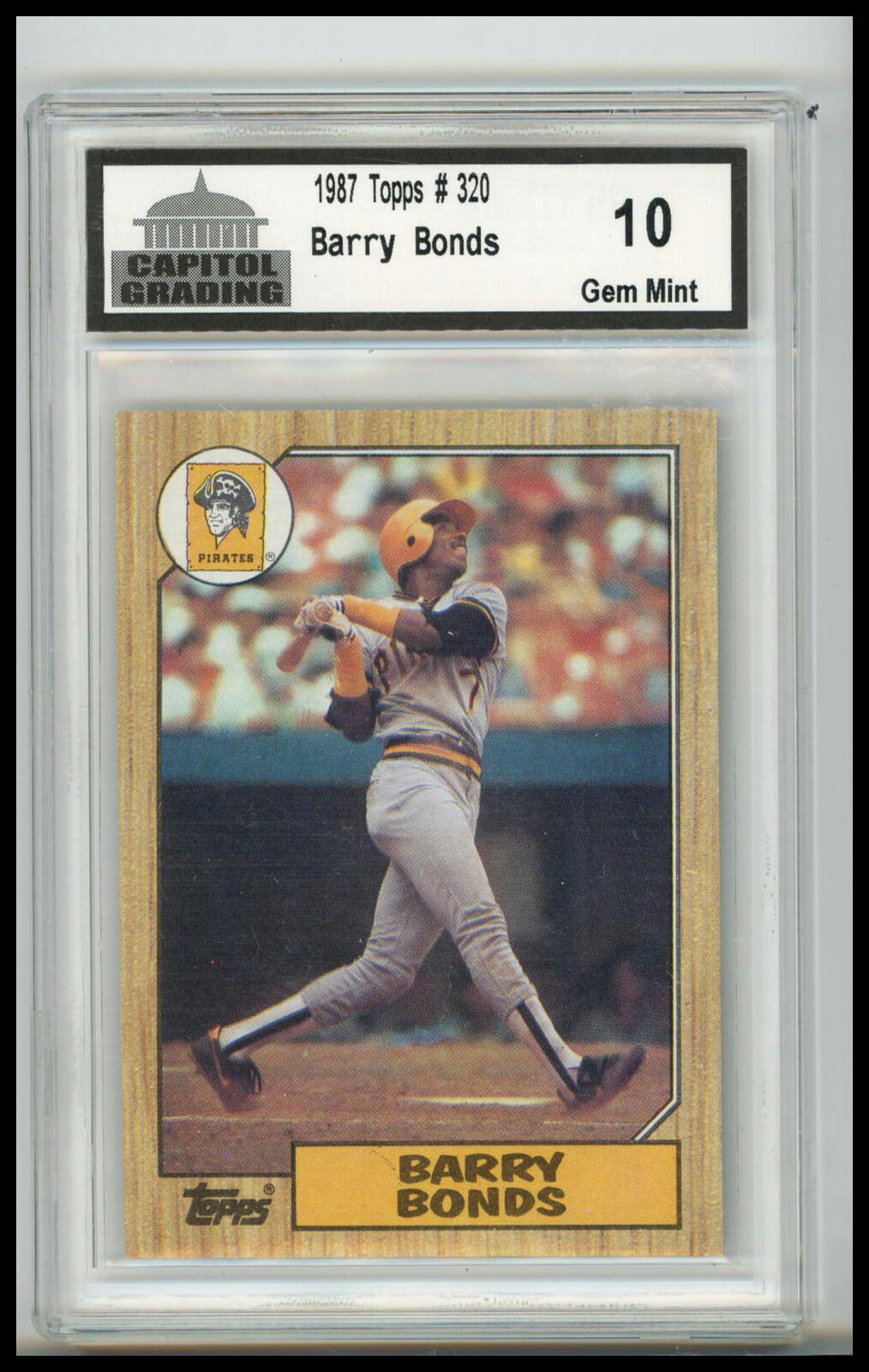 1987 Topps #320 Barry Bonds Other 10