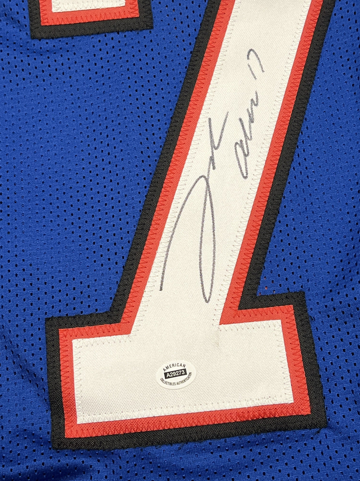 Josh Allen Signed Buffalo Bills Blue Jersey with COA