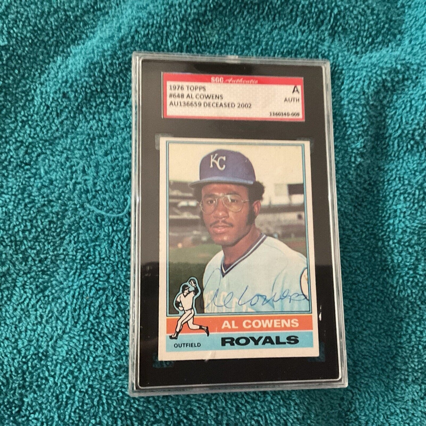 1976 top #648 Al Cowen Graded SGC A Excellent Card Condition 