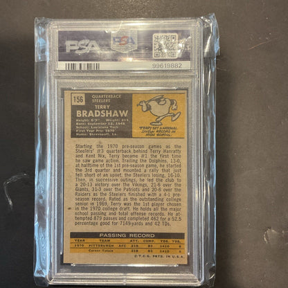 1971 Topps Terry Bradshaw #156 PSA 4
