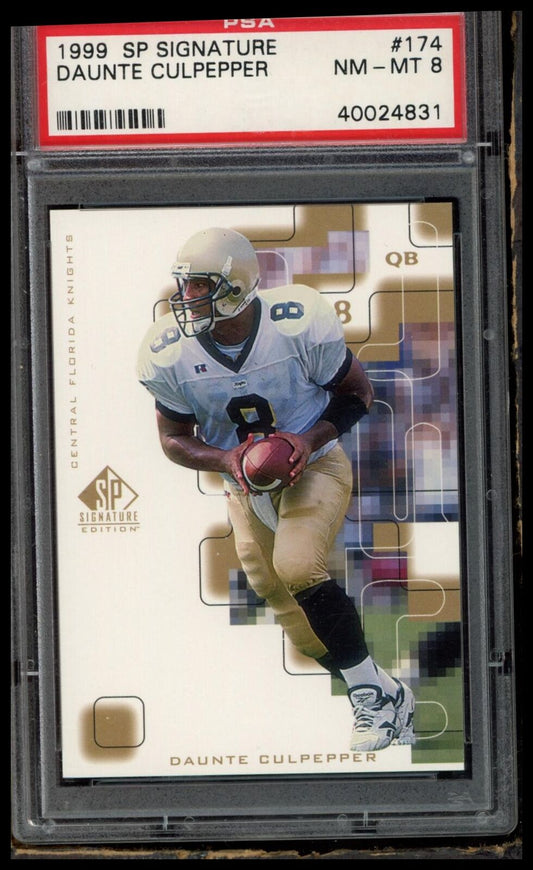 1999 Sp Signature #174 Daunte Culpepper PSA 8